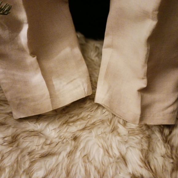 Vintage linen trousers - Picture 5 of 9